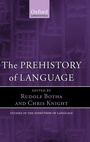 Cover: The Prehistory of Language - Oxford University Press