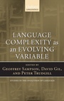 Cover: Language Complexity as an Evolving Variable - Oxford University Press