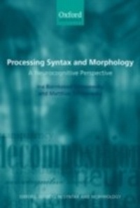Abbildung von: Processing Syntax and Morphology A Neurocognitive Perspective - Oxford University Press