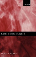 Cover: Kant's Theory of Action - Oxford University Press