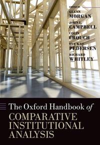 Enlarge image Cover: The Oxford Handbook of Comparative Institutional Analysis - OUP eBook
