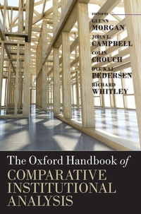 Enlarge image Cover: The Oxford Handbook of Comparative Institutional Analysis - Oxford University Press