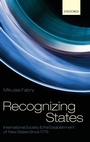 Cover: Recognizing States - Oxford University Press