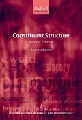 Cover: Constituent Structure - Oxford University Press