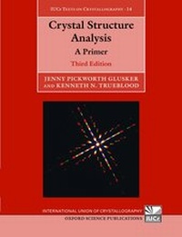 Enlarge image Cover: Crystal Structure Analysis - Oxford University Press