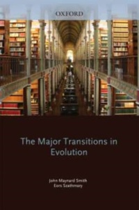 Enlarge image Cover: Major Transitions in Evolution - OUP Oxford