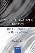 Cover: Institutionalized Reason - OUP eBook