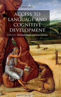Enlarge image Cover: Access to Language and Cognitive Development - Oxford University Press