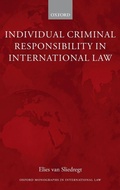 Cover: Individual Criminal Responsibility in International Law - Oxford University Press