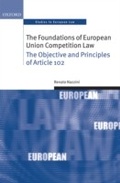 Cover: The Foundations of European Union Competition Law - OUP eBook