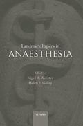 Cover: Landmark Papers in Anaesthesia - Oxford University Press