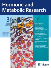 Abbildung von: Hormone and Metabolic Research - Thieme
