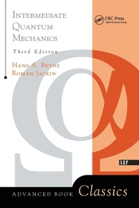 Enlarge image Cover: Intermediate Quantum Mechanics - Westview Press Inc