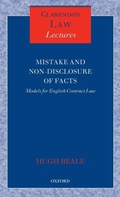 Cover: Mistake and Non-Disclosure of Fact - Oxford University Press