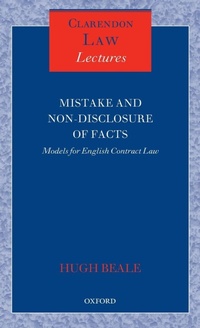 Enlarge image Cover: Mistake and Non-Disclosure of Fact - Oxford University Press