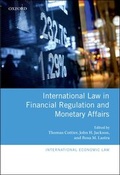 Cover: International Law in Financial Regulation and Monetary Affairs - Oxford University Press