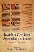 Cover: Jewish and Christian Approaches to the Psalms - Oxford University Press