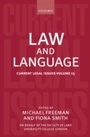 Cover: Law and Language - OUP eBook