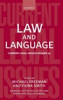 Cover: Law and Language - Oxford University Press