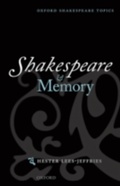 Cover: Shakespeare and Memory - OUP eBook