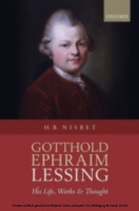 Abbildung von: Gotthold Ephraim Lessing - OUP eBook