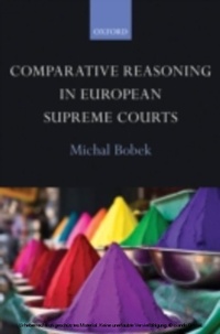 Enlarge image Cover: Comparative Reasoning in European Supreme Courts - OUP eBook