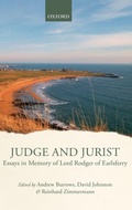 Cover: Judge and Jurist - Oxford University Press