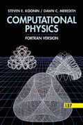 Cover: Computational Physics - Westview Press Inc