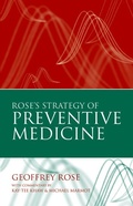 Cover: Rose's Strategy of Preventive Medicine - Oxford University Press