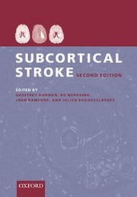 Enlarge image Cover: Subcortical Stroke - Oxford University Press