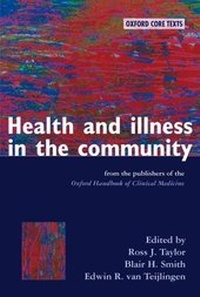 Enlarge image Cover: Health and Illness in the Community - Oxford University Press