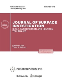 Abbildung von: Journal of Surface Investigation: X-ray, Synchrotron and Neutron Techniques - Pleiades Publishing