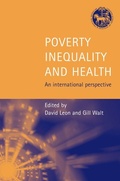 Cover: Poverty, Inequality and Health - Oxford University Press