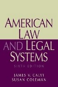 Enlarge image Cover: American Law and Legal Systems - Routledge