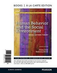 Enlarge image Cover: Human Behavior and the Social Environment - Pearson