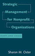 Cover: Strategic Management for Nonprofit Organizations - Oxford University Press Inc