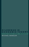 Cover: Dilemmas in Economic Theory - Oxford University Press Inc