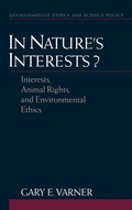 Cover: In Nature's Interests? - Oxford University Press Inc