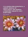 Cover: Cyclopaedia Bibliographica - Rarebooksclub.com