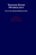 Cover: Vadose Zone Hydrology - OUP eBook