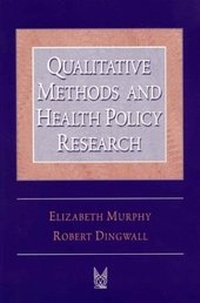 Abbildung von: Qualitative Methods and Health Policy Research - AldineTransaction