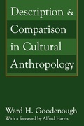 Cover: Description and Comparison in Cultural Anthropology - AldineTransaction