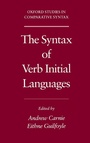 Cover: The Syntax of Verb Initial Languages - OUP eBook