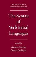 Cover: The Syntax of Verb Initial Languages - OUP eBook