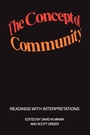 Cover: The Concept of Community - AldineTransaction