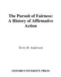 Cover: The Pursuit of Fairness - OUP eBook