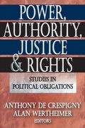 Cover: Power, Authority, Justice, and Rights - AldineTransaction