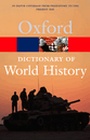 Cover: A Dictionary of World History - Oxford Paperbacks