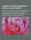 Cover: Human Factors Research and Nuclear Safety - Theclassics.Us