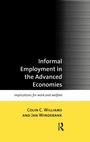 Cover: Informal Employment in Advanced Economies - Routledge